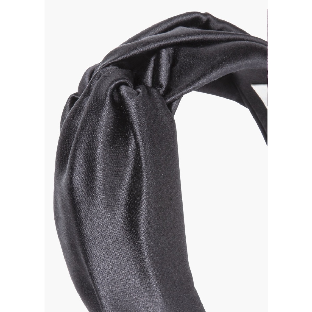 Twist in silk satin headband Accessories designer Coveti