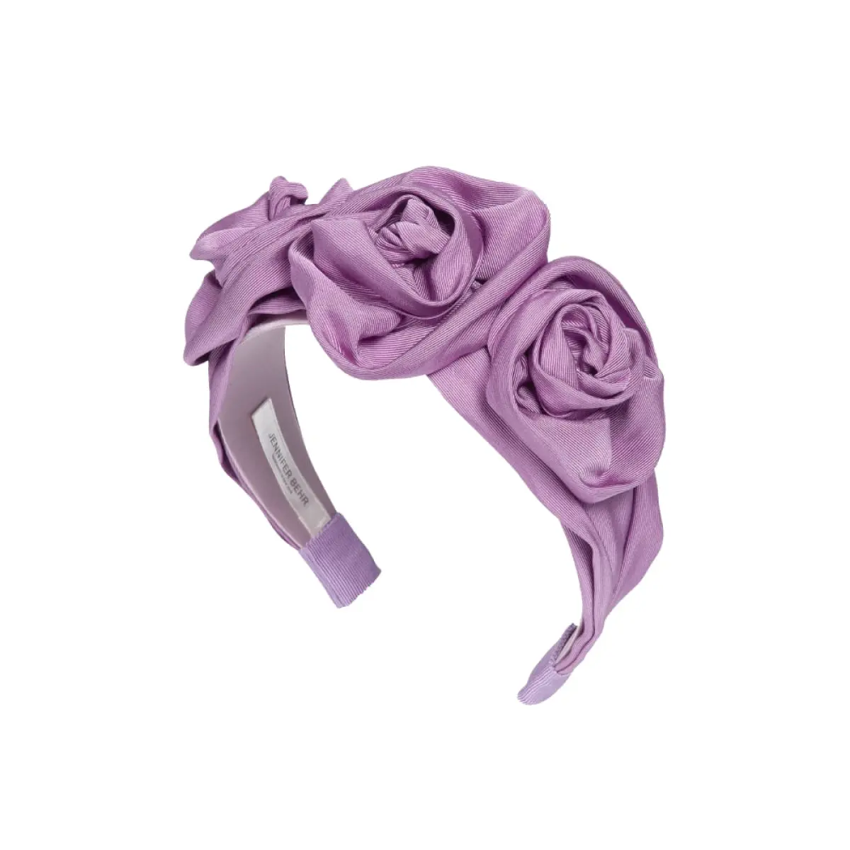 Triple rosette in silk faille headband Accessories designer Coveti