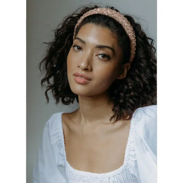 Marveille Champagne comb Accessories Bridal Coveti