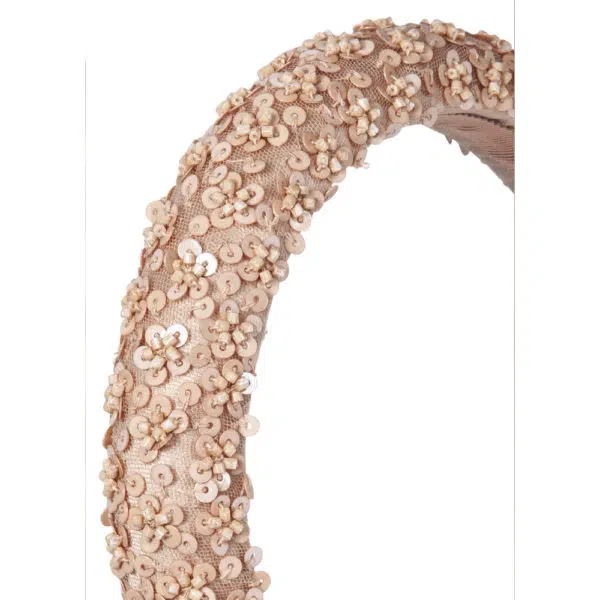 Marveille Champagne comb Accessories Bridal Coveti