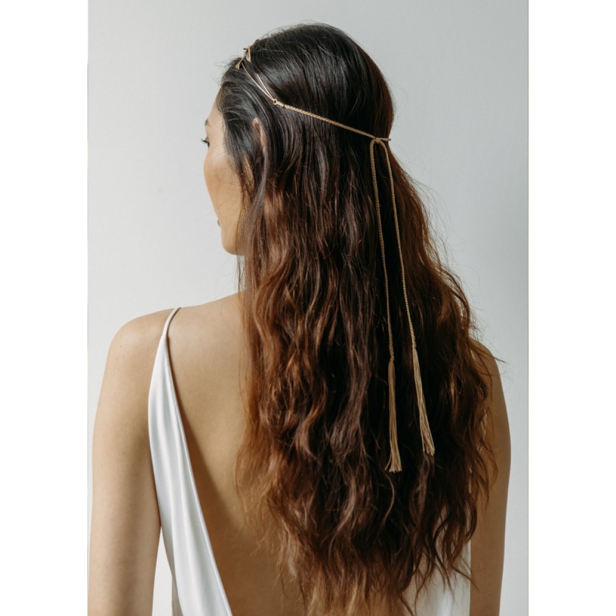 Marveille Champagne comb Accessories Bridal Coveti
