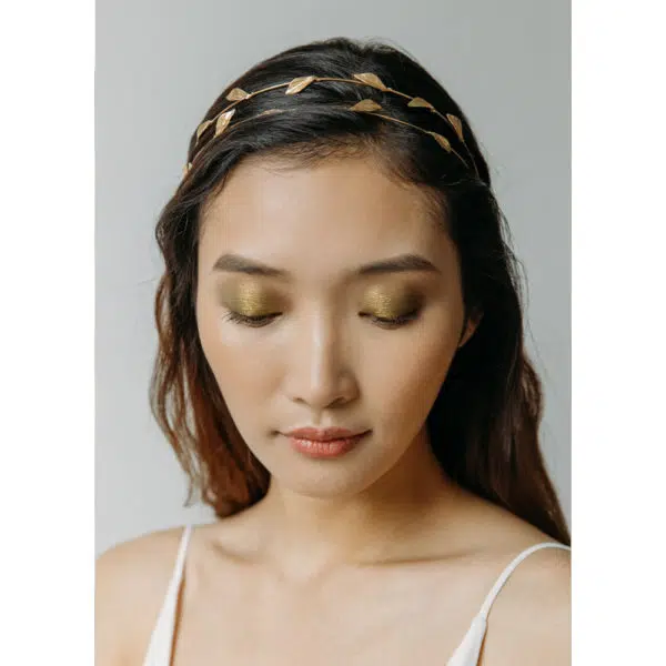 Marveille Champagne comb Accessories Bridal Coveti