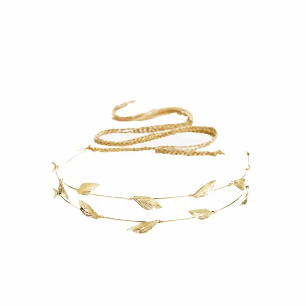 Marveille Champagne comb Accessories Bridal Coveti