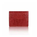 Crocodile matte tan cardholder Accessories Bangkok Bootery Coveti