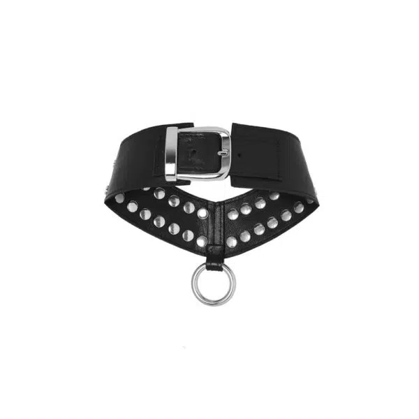 Pierced chain black cuff Cuffs British designer Coveti