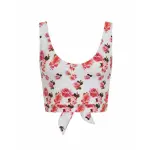 Pink Peony Crop Top Clothing crop top Coveti