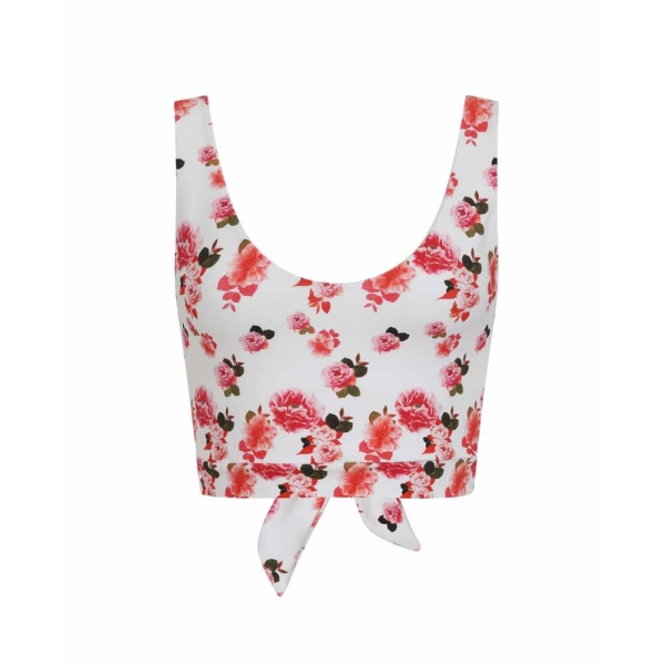 Pink Peony Crop Top Clothing crop top Coveti