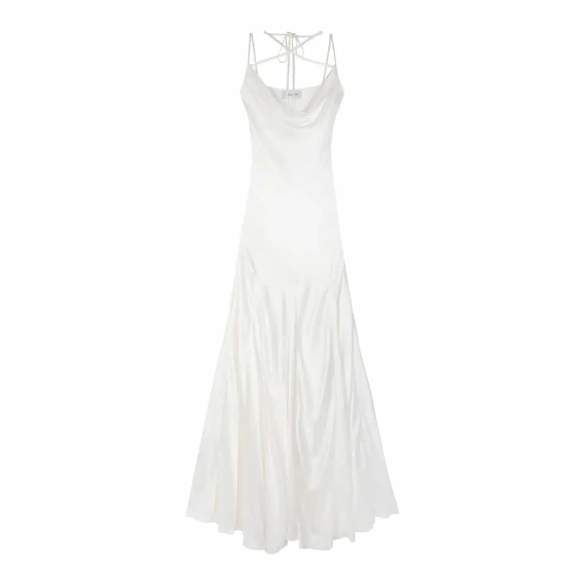 Ottawa cowl neck satin gown Clothing dress Coveti