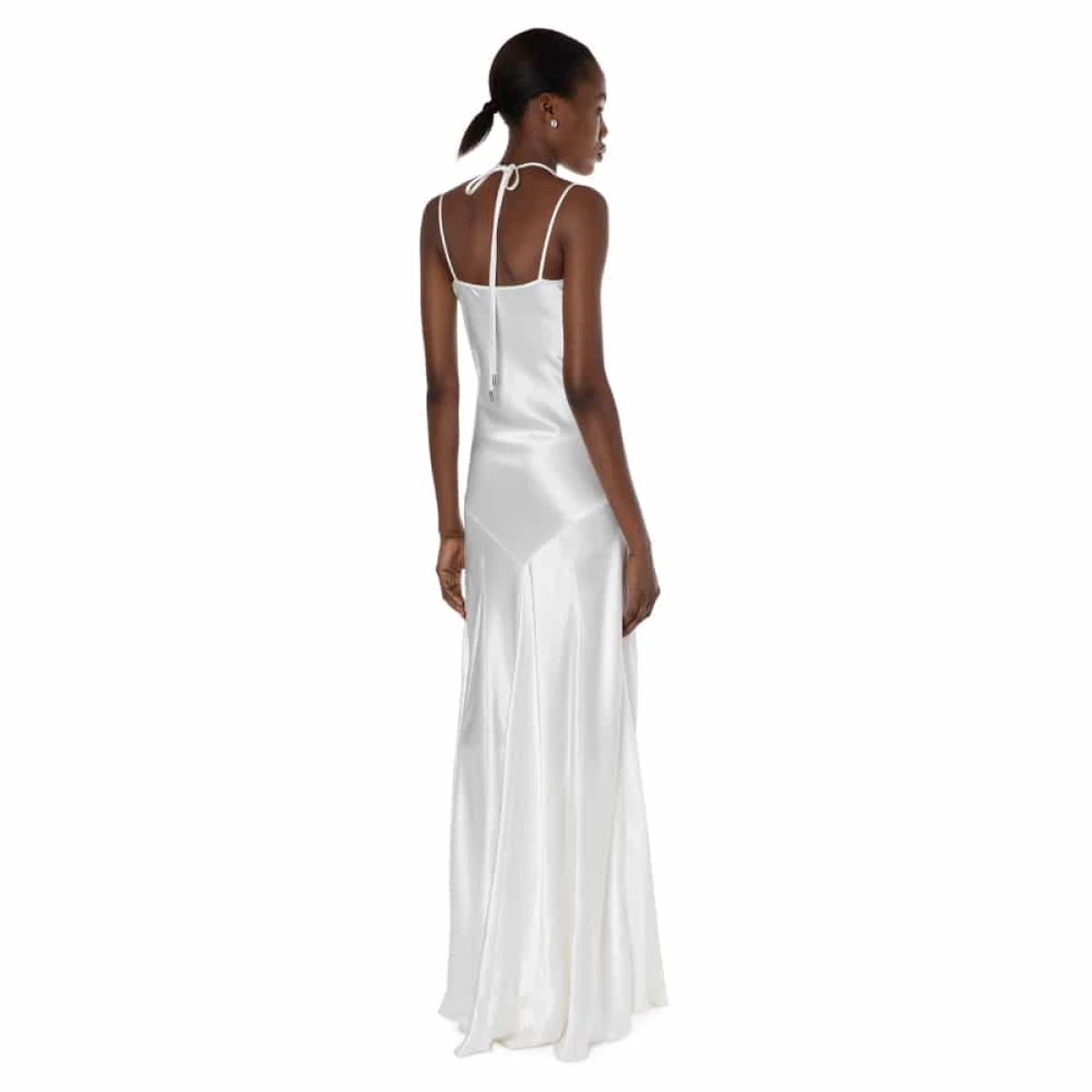Ottawa cowl neck satin gown Clothing dress Coveti