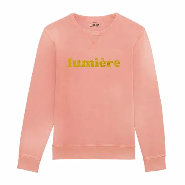 Light vintage peach sweatshirt Clothing eli grita Coveti