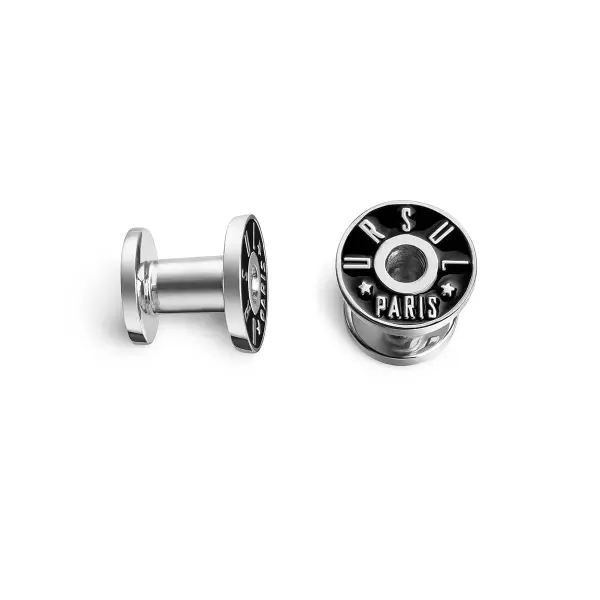 Black cufflinks u links Men Accessories Coveti