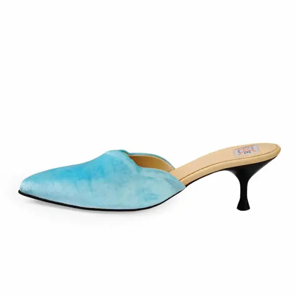 Iolanta velvet mules – 4 UK Size   Coveti