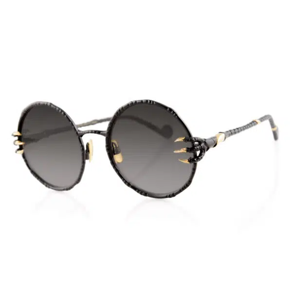 Half moon white gold sunglasses Accessories limited edition Coveti