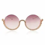 Half moon white gold sunglasses Accessories limited edition Coveti