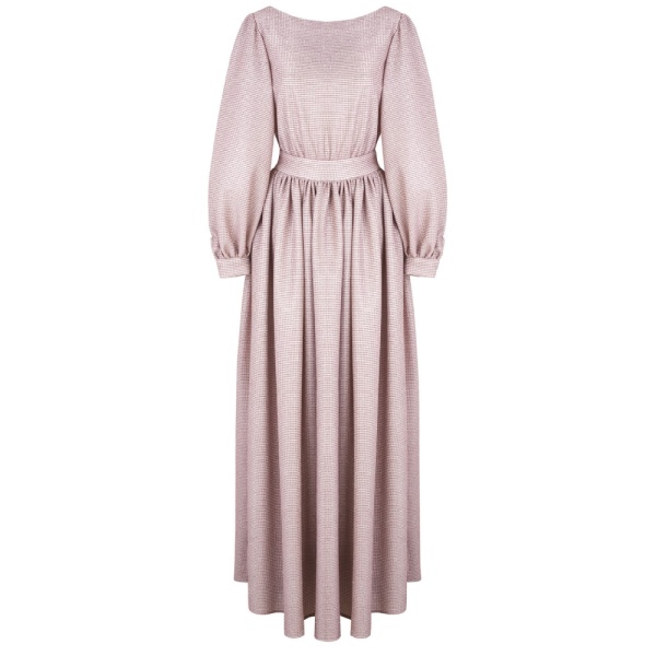 Rosè bellini pink embossed dress Clothing dress Coveti