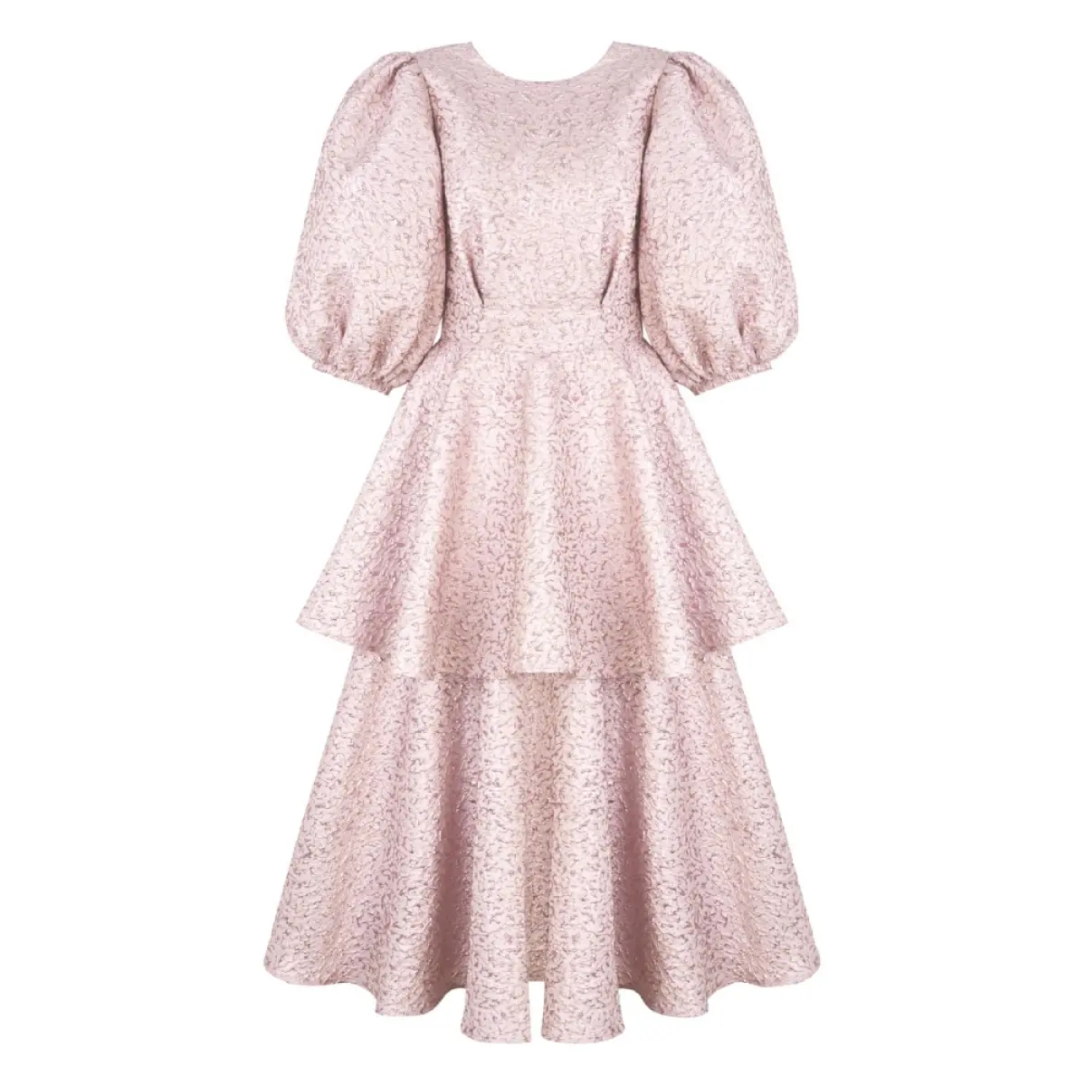 Rosè bellini pink embossed dress Clothing dress Coveti