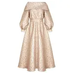 Rosè bellini pink embossed dress Clothing dress Coveti