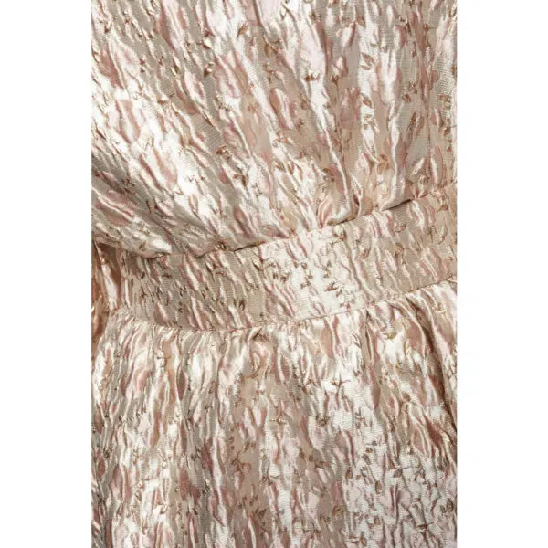 Rosè bellini pink embossed dress Clothing dress Coveti