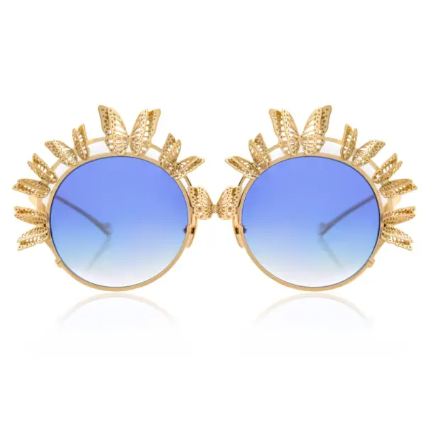 The butterfly gold sunglasses Accessories butterfly Coveti