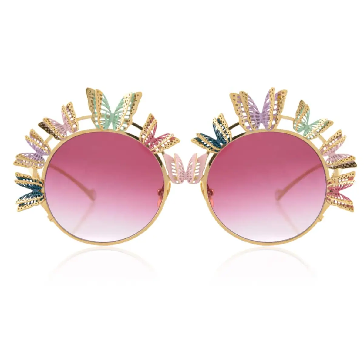 The butterfly gold sunglasses Accessories butterfly Coveti