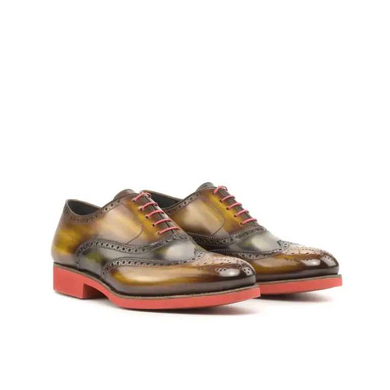 Coveti by you Hand Made Patina Full Brogue Shoe