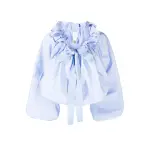 Draped silk blouse Clothing blouse Coveti