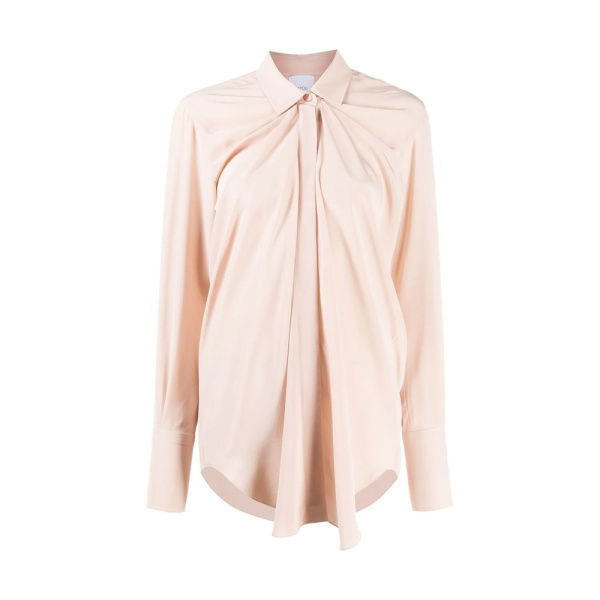 Draped silk blouse Clothing blouse Coveti