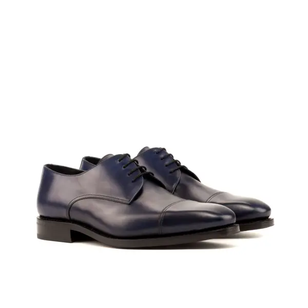 Blue Derby Shoes