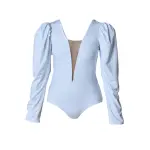 Kaira light blue blouse Clothing blouse Coveti