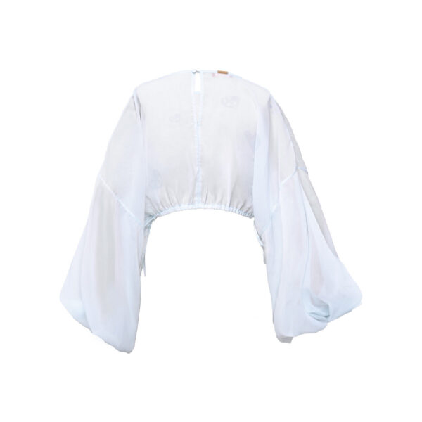 Kaira light blue blouse Clothing blouse Coveti