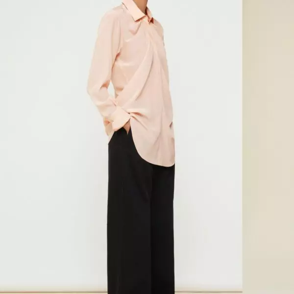 Draped silk blouse Clothing blouse Coveti