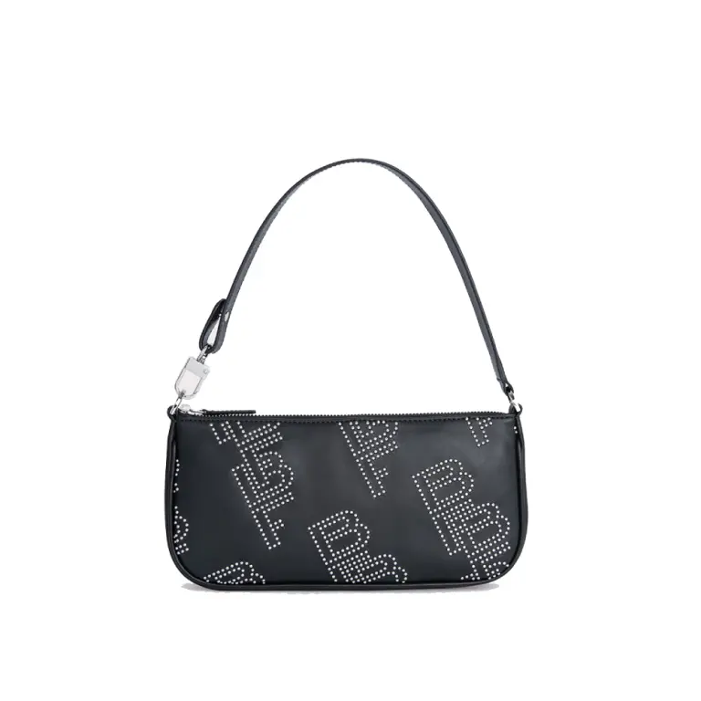 Mini rachel baby blue stud leather bag Bags bag Coveti