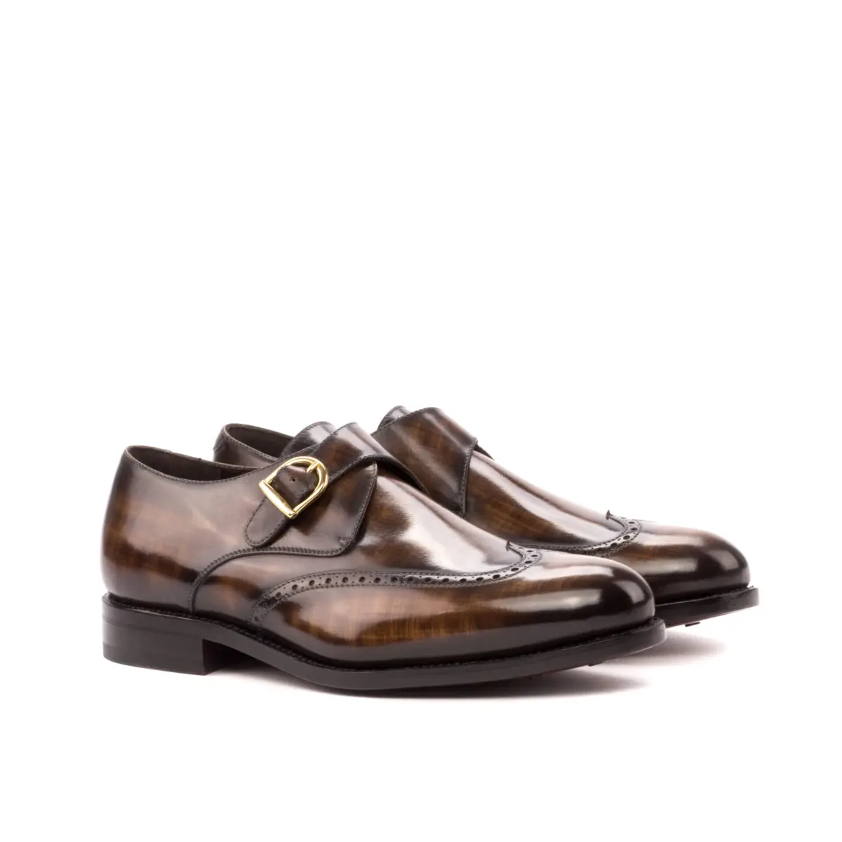 Brown Single Monk Shoe