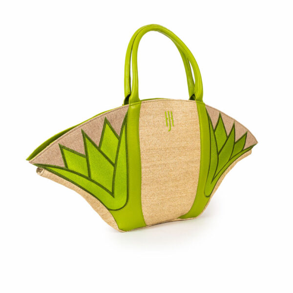 Lotus Beach Tote Green Bags bag Coveti