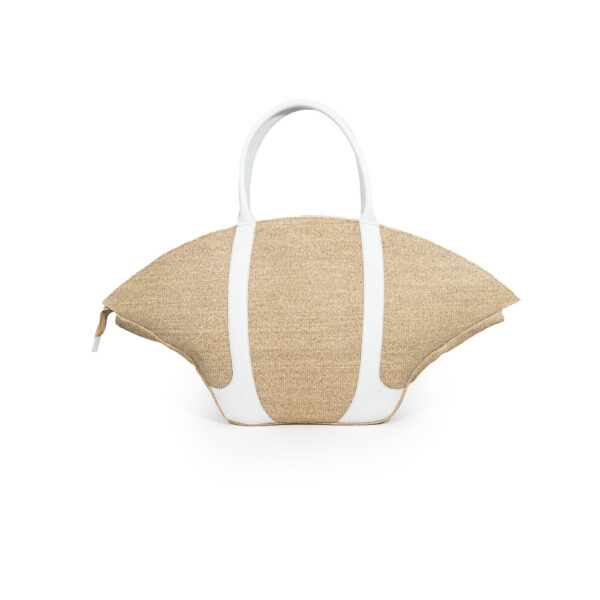 Lotus Beach Tote White Bags bag Coveti