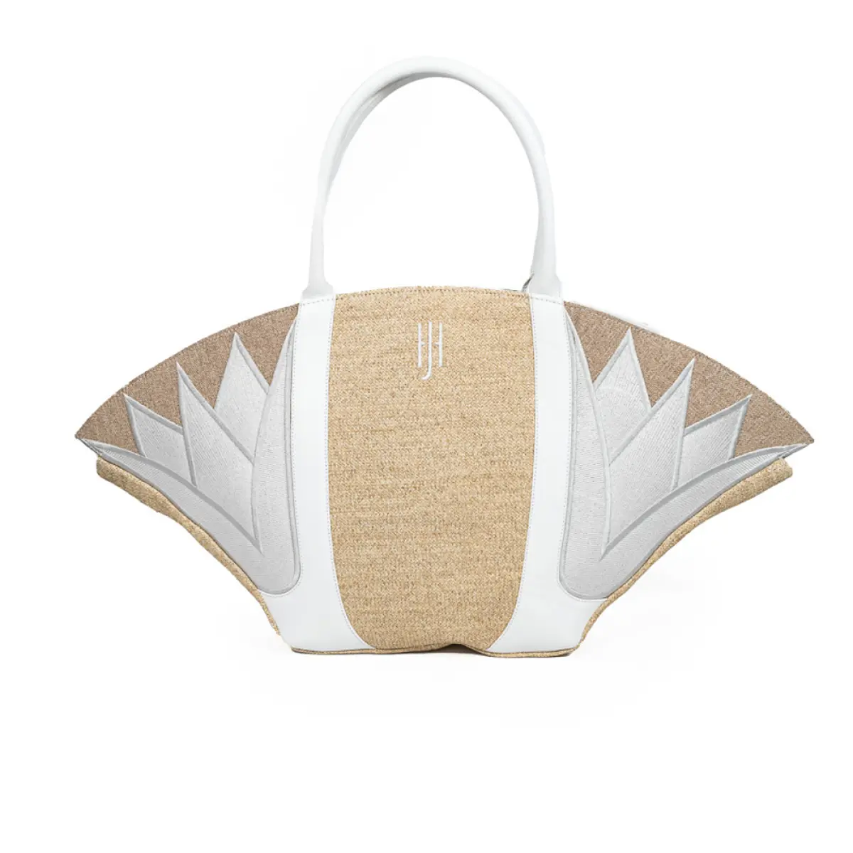 Lotus Beach Tote White Bags bag Coveti