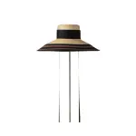 Stripes Capelina Straw Hat