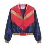 Eli Grita unisex light power red satin bomber jacket – 4 UK   Coveti