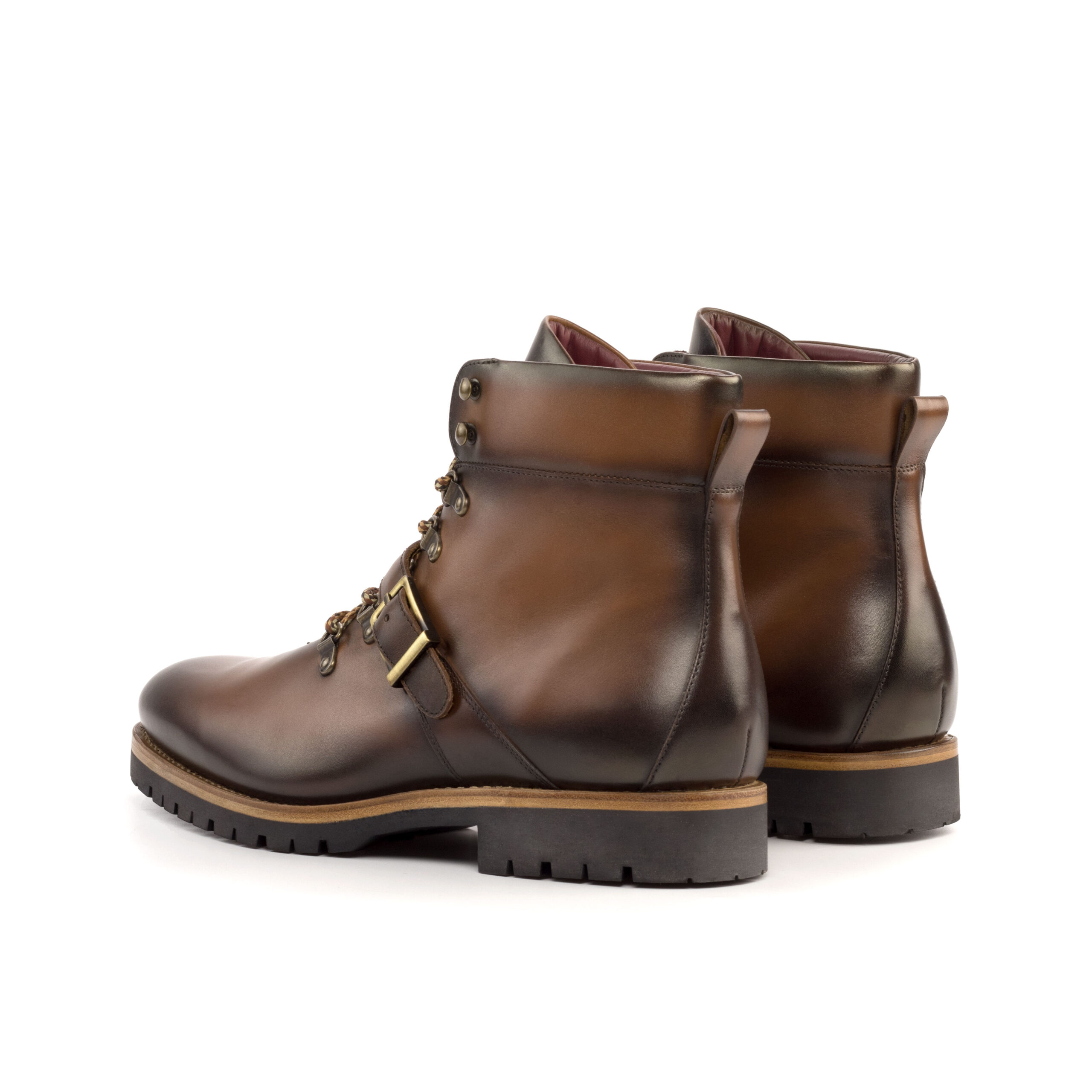 Mens brown hiking boots best sale