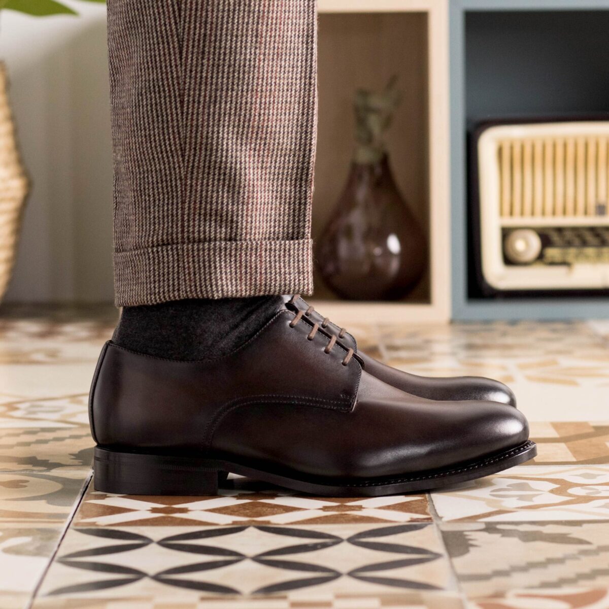 men Derby Shoes