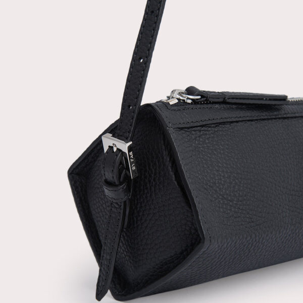 Karo black flat grain leather bag Bags bag Coveti