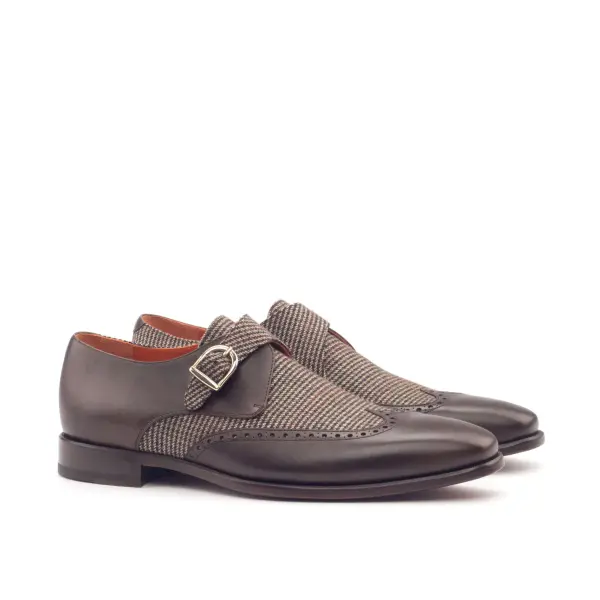 Brown Single Monk Shoe