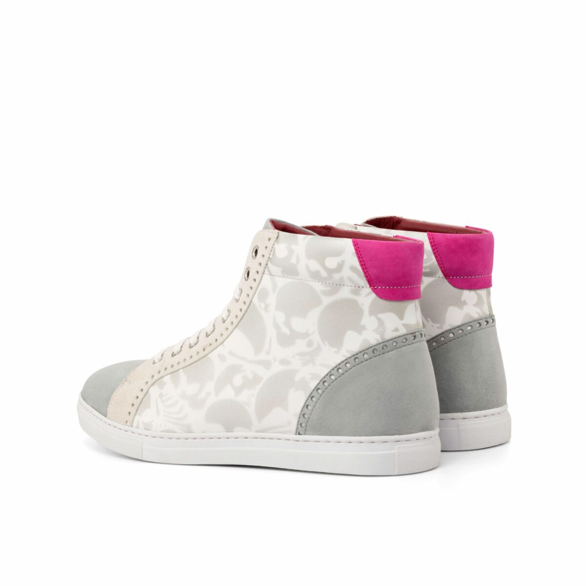 white high top sneakers