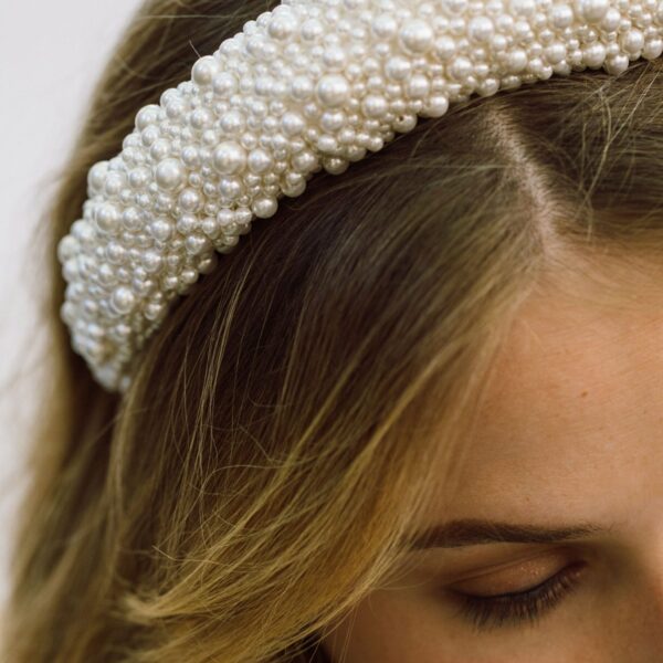 Pearl Bailey headband Accessories Bridal Coveti