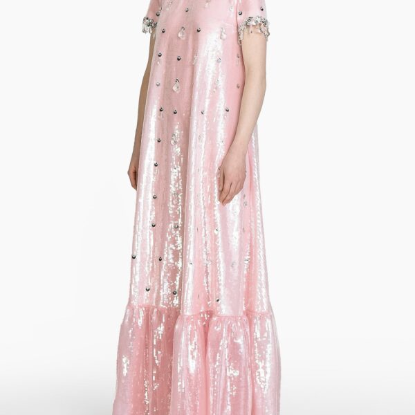 Adelaide gown pink quartz embellished crepe (Copy) Clothing Bridal Coveti