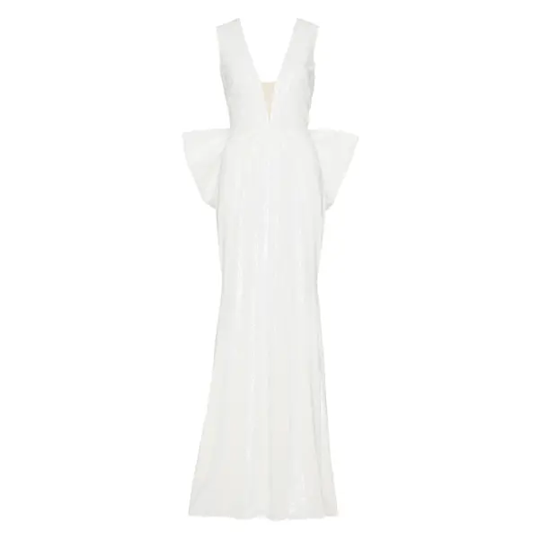 Daphne Mini Ivory Daphne mini ivory dress (Copy) Clothing bow dress Coveti