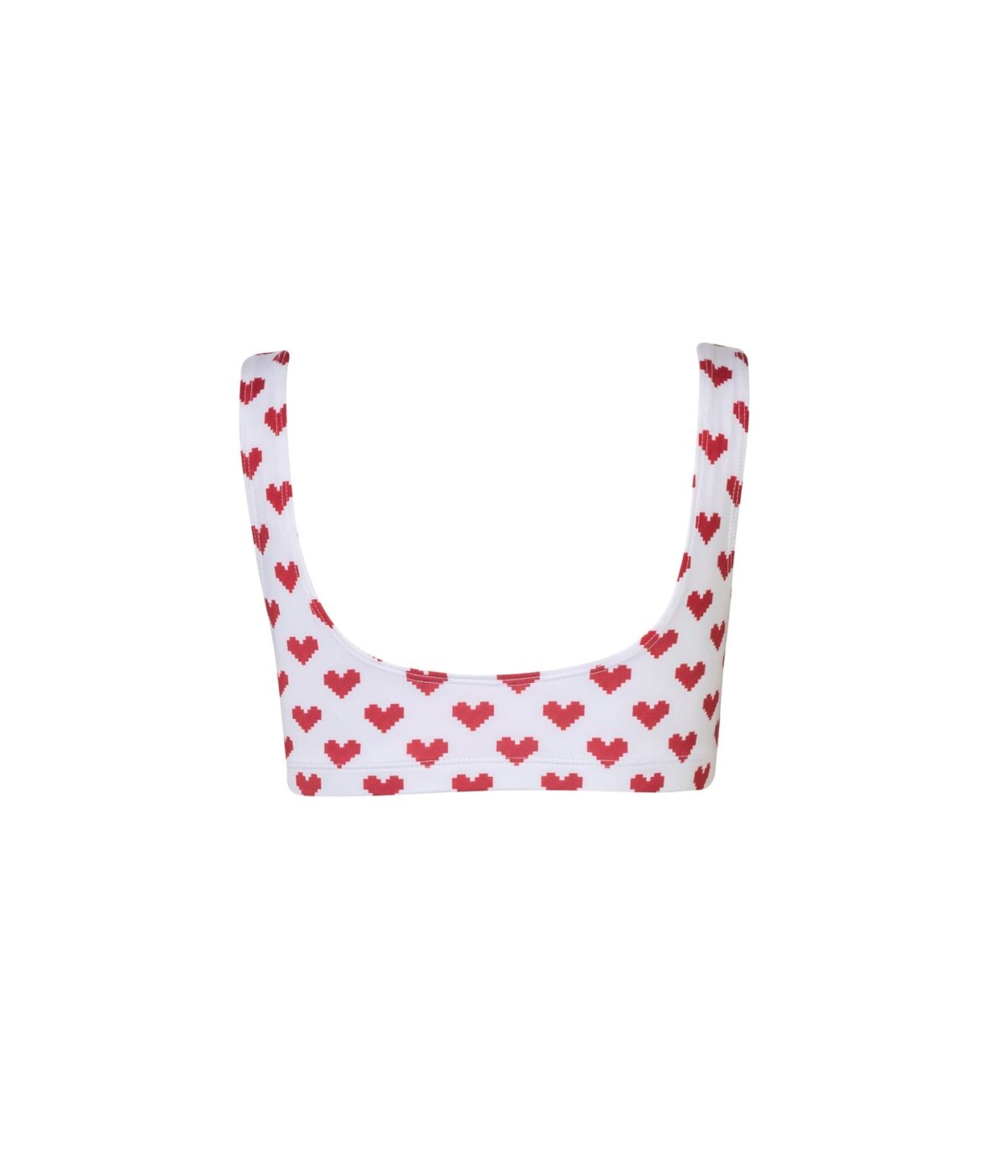 Verdelimon - Top - Amy - Dreamland - Red Pixel Hearts - Front