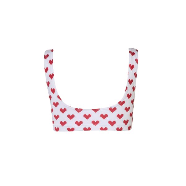 Verdelimon - Top - Amy - Dreamland - Red Pixel Hearts - Front