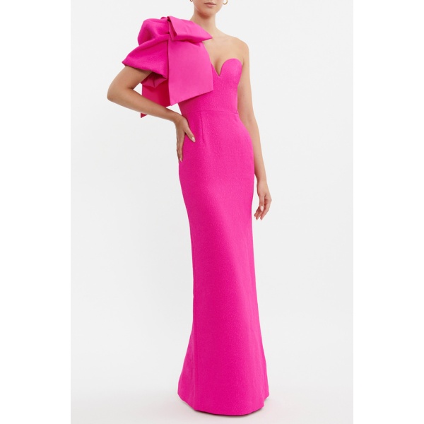 Daphne Mini Ivory Genevieve gown (Copy) Clothing bow dress Coveti