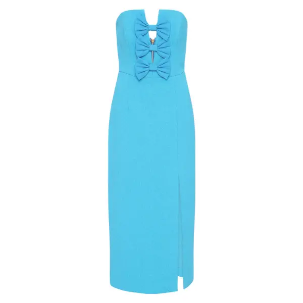 Daphne Mini Ivory Genevieve gown (Copy) Clothing bow dress Coveti